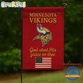 NFL Minnesota Vikings USA Team Independence Day Flag