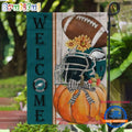 NFL Philadelphia Eagles Flower Pumpkin Halloween Football Garden Flag