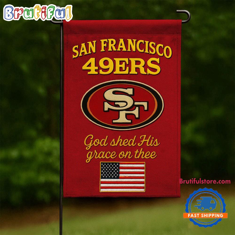 NFL San Francisco 49ers USA Team Independence Day Flag
