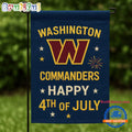 NFL Washington Commanders USA Team Independence Day Flag