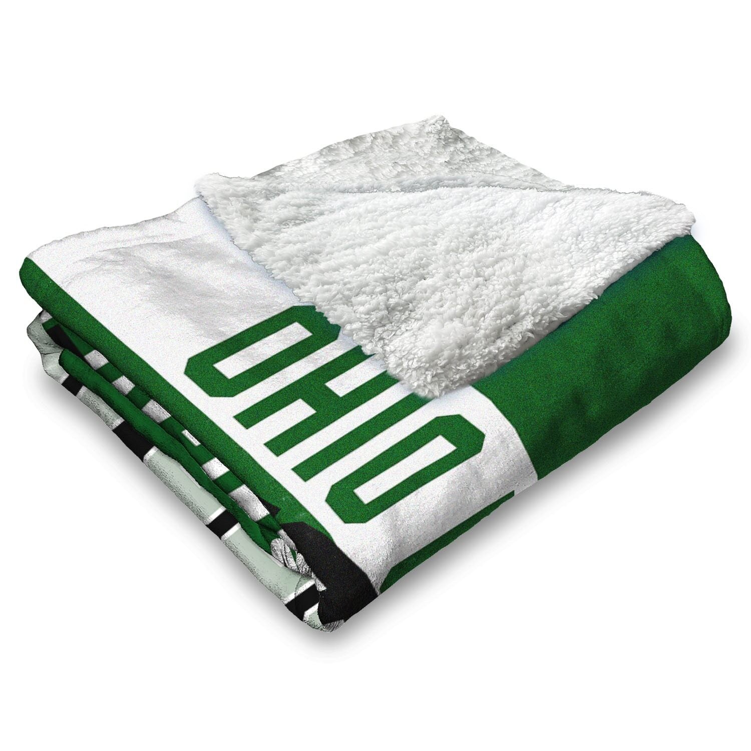 Ohio Bobcats Sherpa Blanket