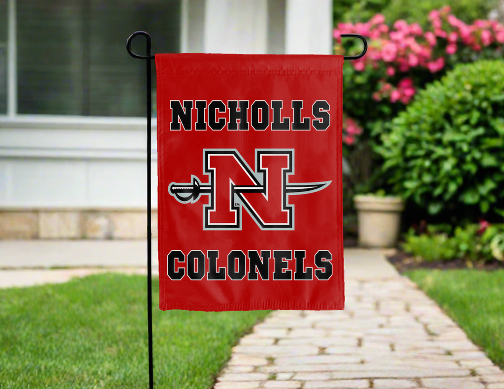 Nicholls State University - Colonels Double Sided Garden Flag