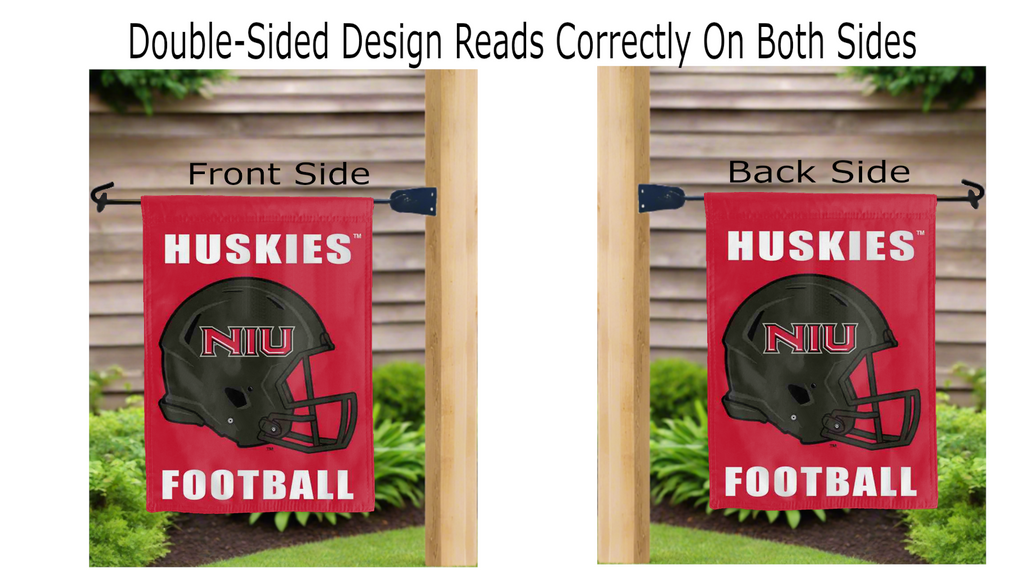 Northern Illinois University - Football Double Sided Garden Flag