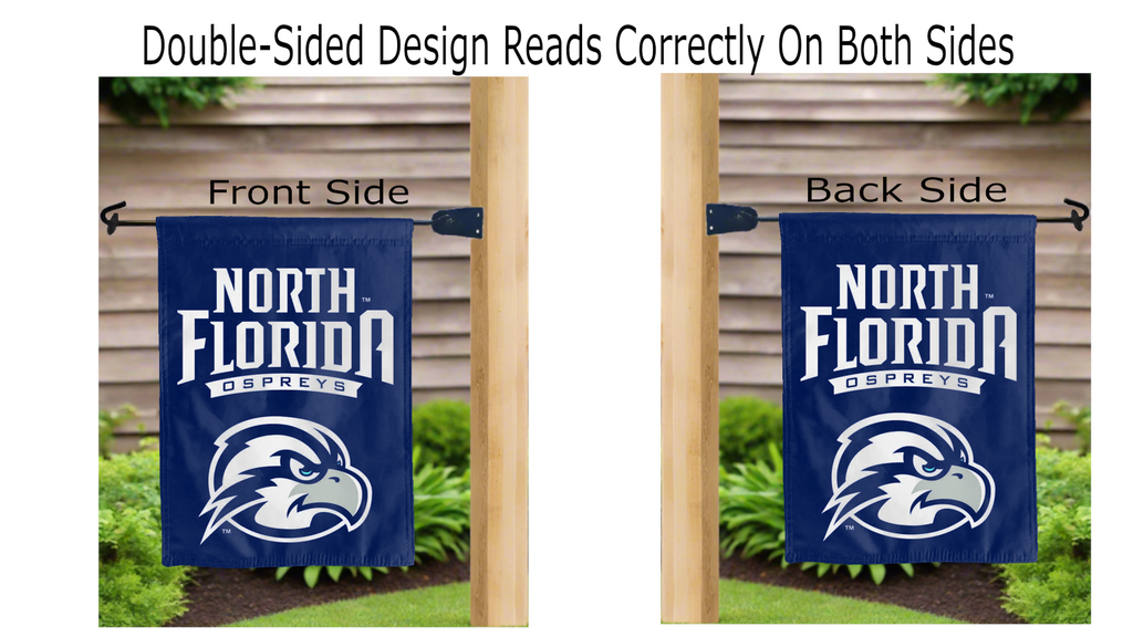 University of North Florida - Ospreys Double Sided Garden Flag