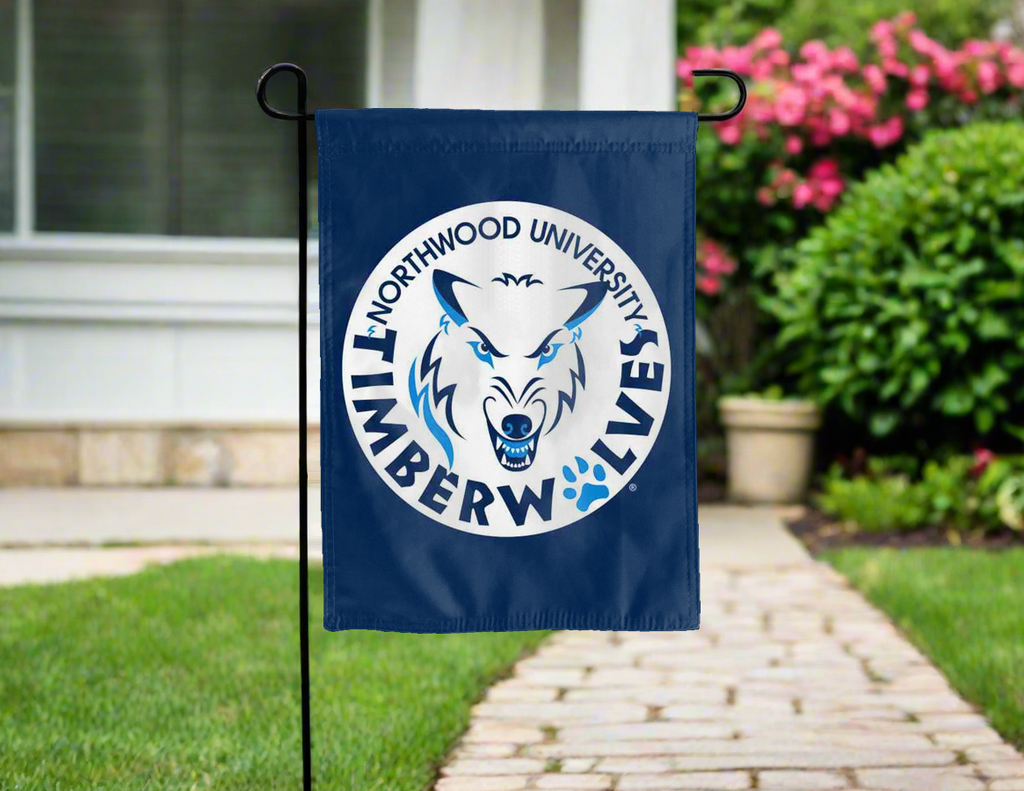 Northwood University - Timberwolves Double Sided Garden Flag