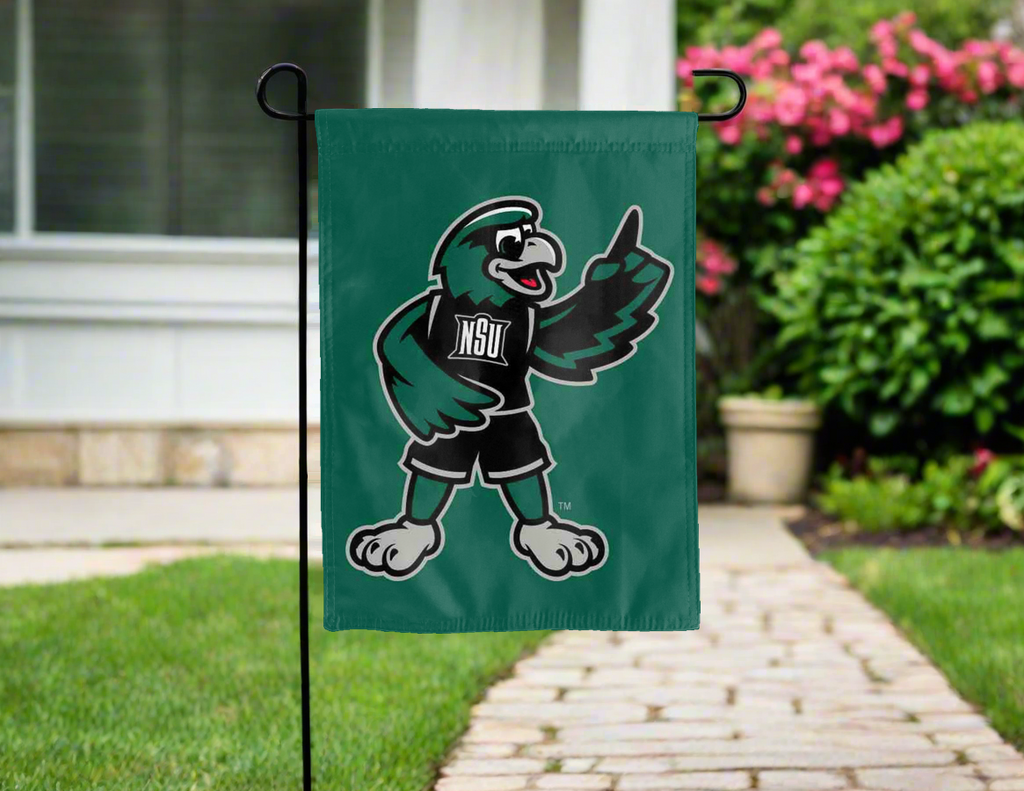 Northeastern State University - Rowdy The Riverhawk Garden Flag