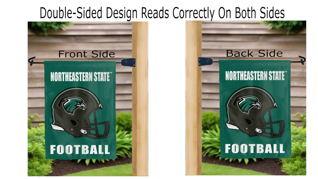 Northeastern State University - Football Garden Flag