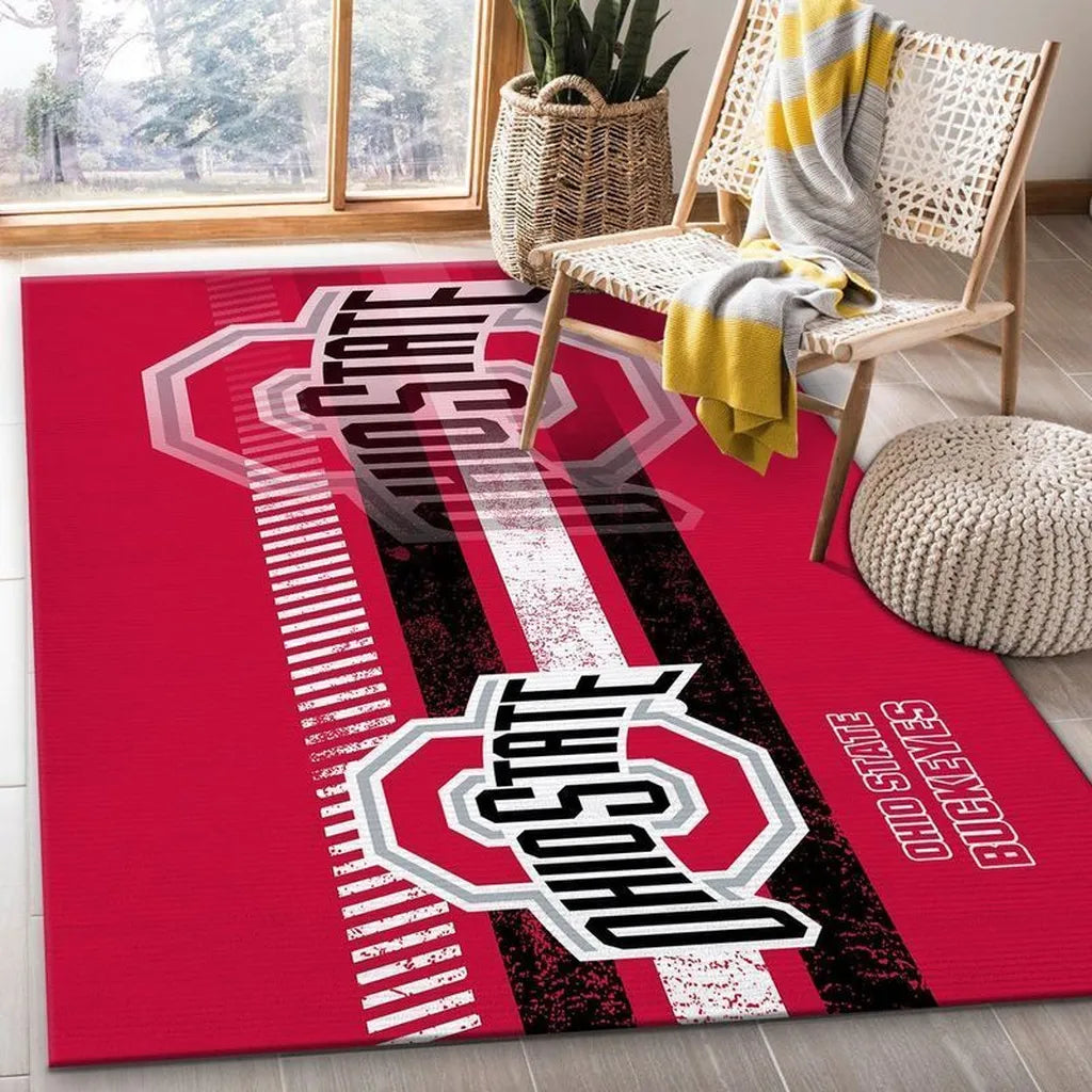 Ohio State Buckeyes Rug Ð Team Logo Area f...