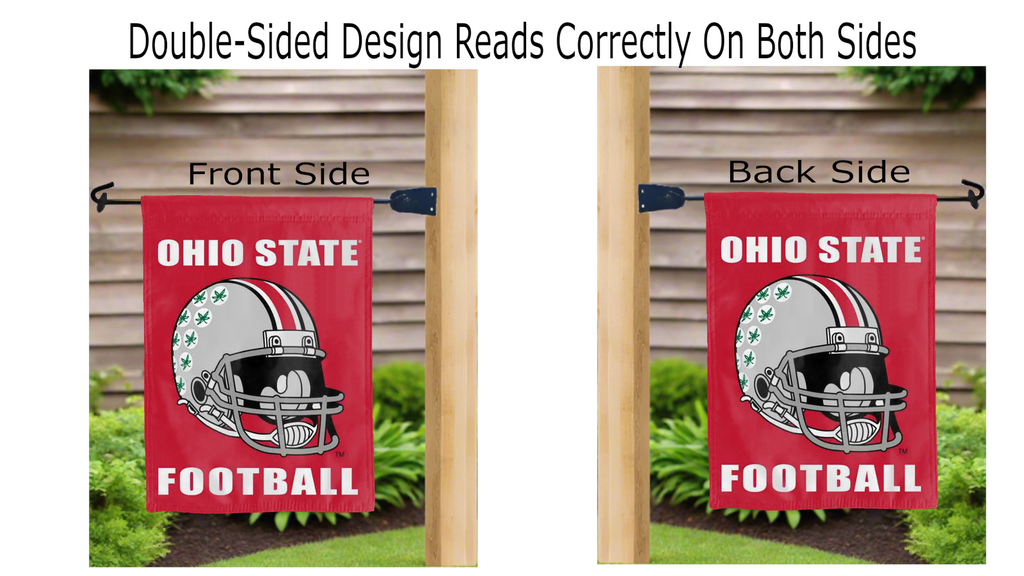 13x18 Ohio State Football Garden Flag