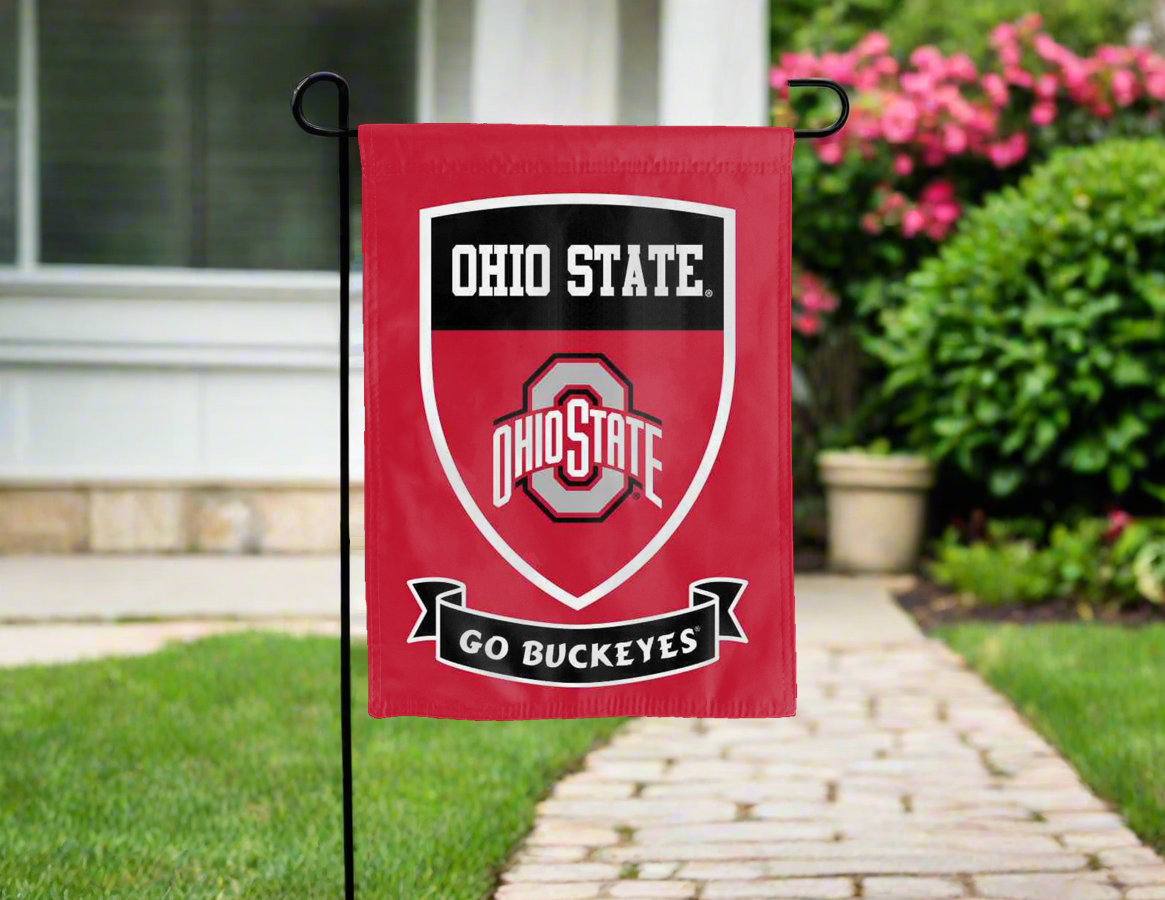 13x18 Ohio State Go Buckeyes Garden Flag