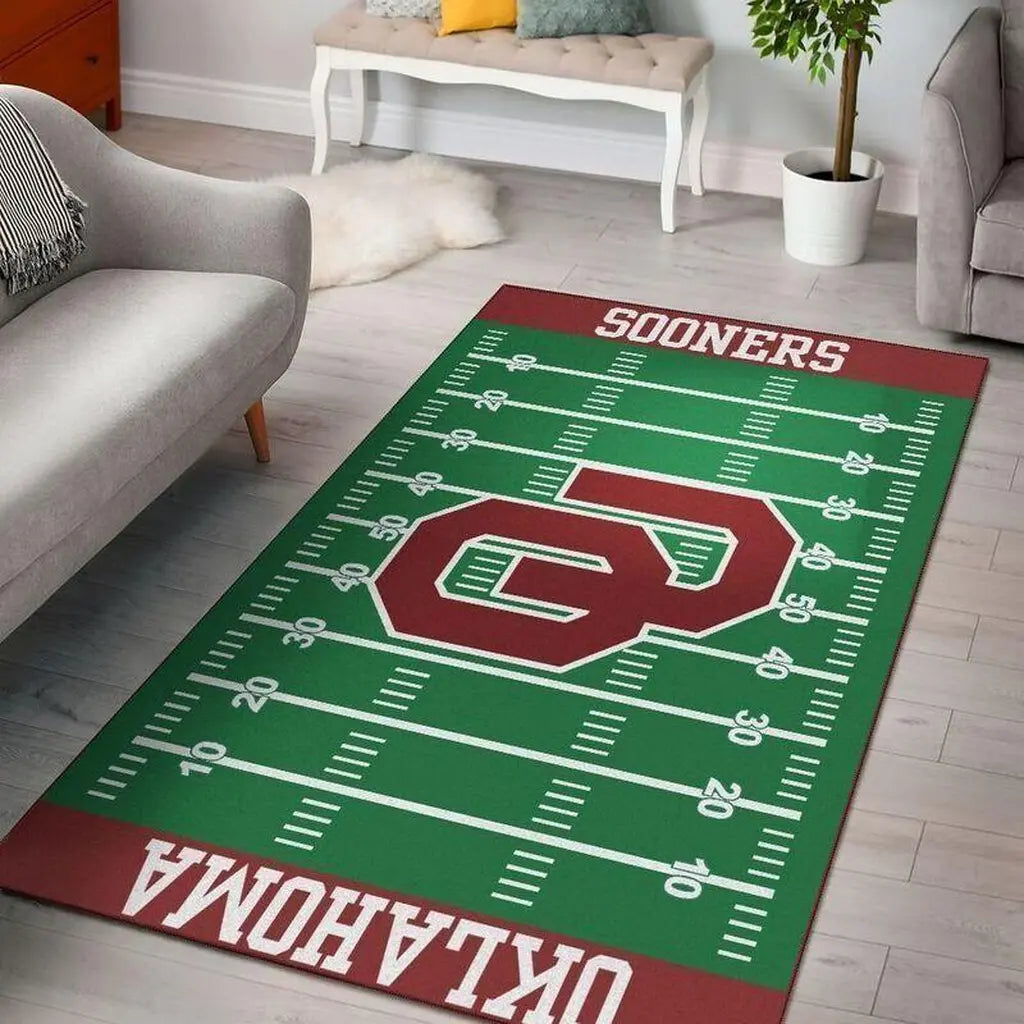 Oklahoma Sooners Rug Ð Football Field Fan ...