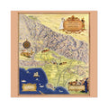 Old Spanish Ranchos of Los Angeles Map Poster ‚Äî 1930s Pictorial LA Map Print | Vintage Map Wall Art