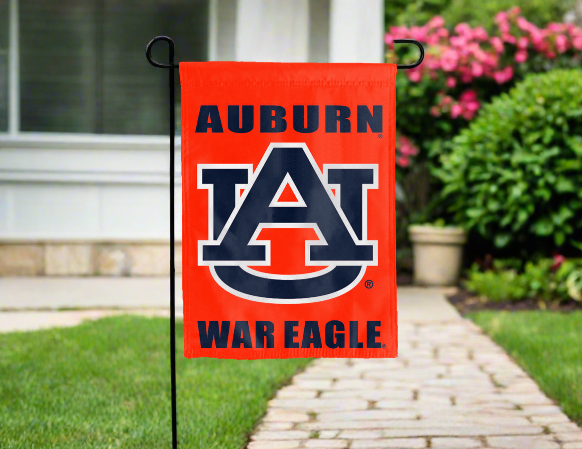 Auburn University War Eagle Double Sided Garden Flag