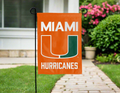 University of Miami Double Sided Garden Flag