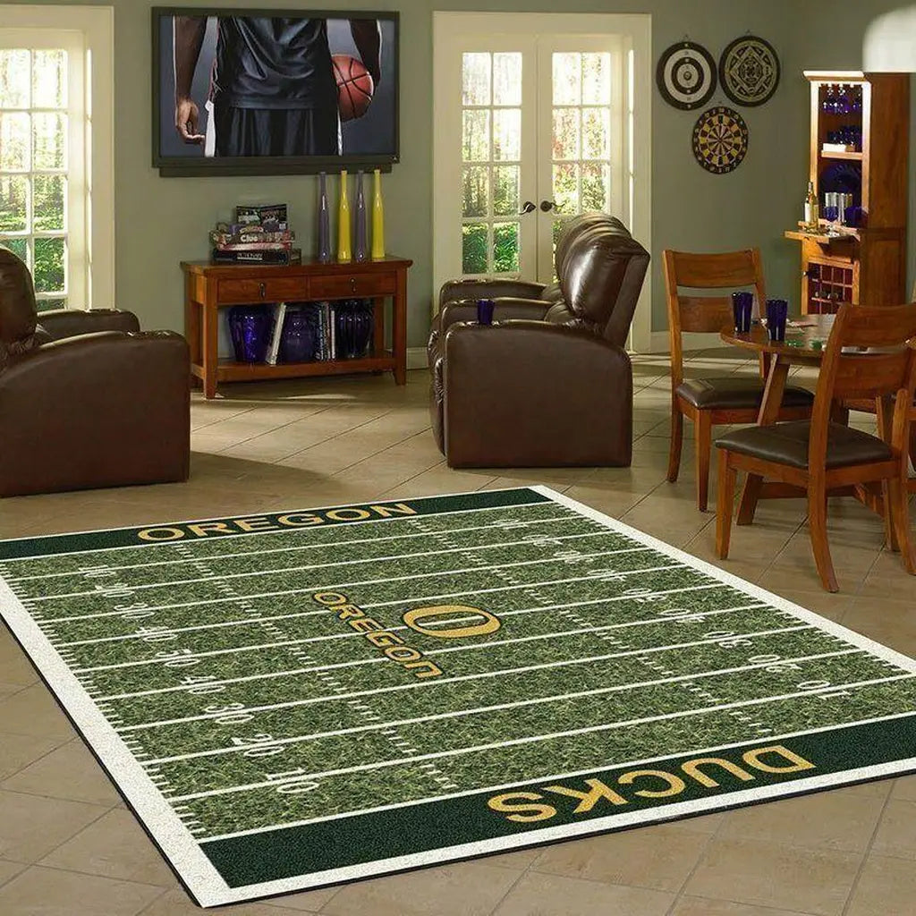 Oregon Ducks Rug Ð Football Field Team Dec...