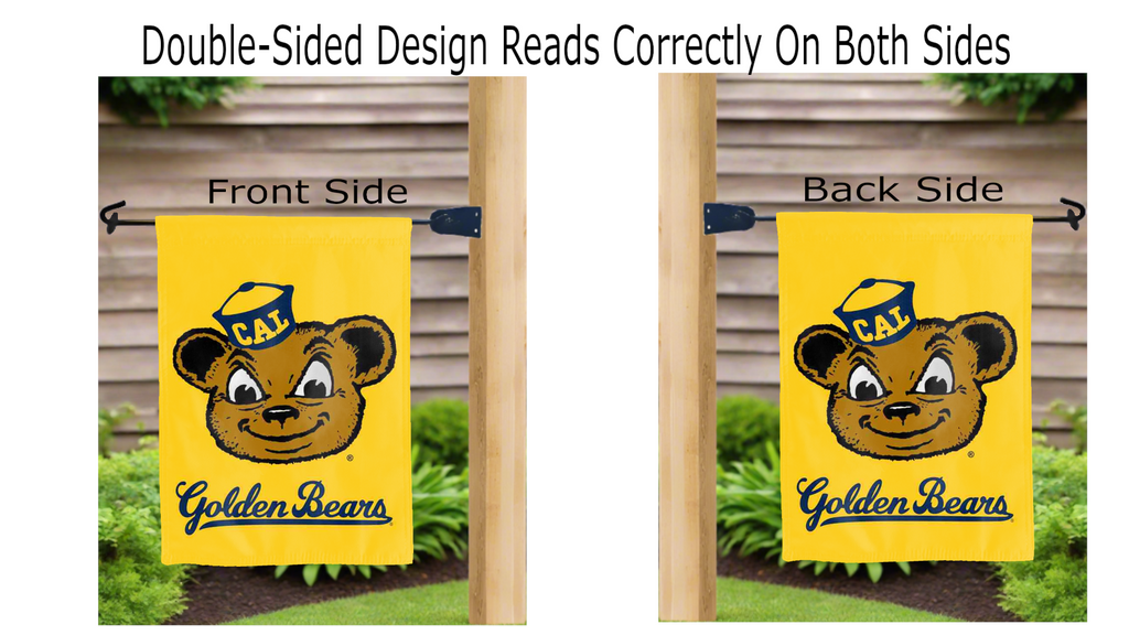 University of California Berkeley - Oski Garden Flag