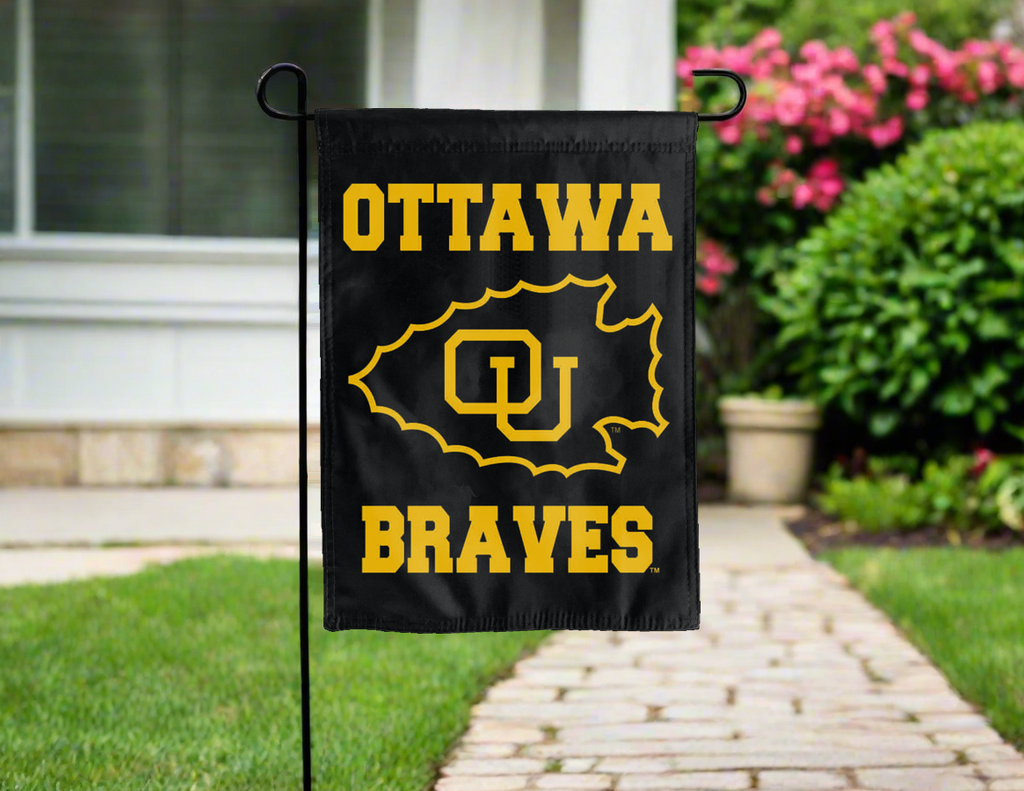 Ottawa University - Braves Double Sided Garden Flag
