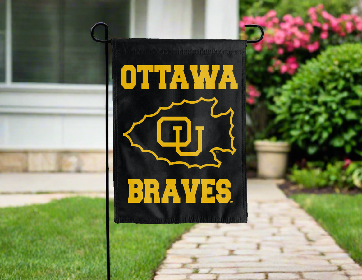 Ottawa University - Braves Double Sided Garden Flag