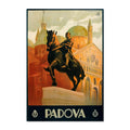 Padova ‚Äî Gattamelata Monument ‚Äî Vintage 1930s Travel Poster | Italy Wall Art