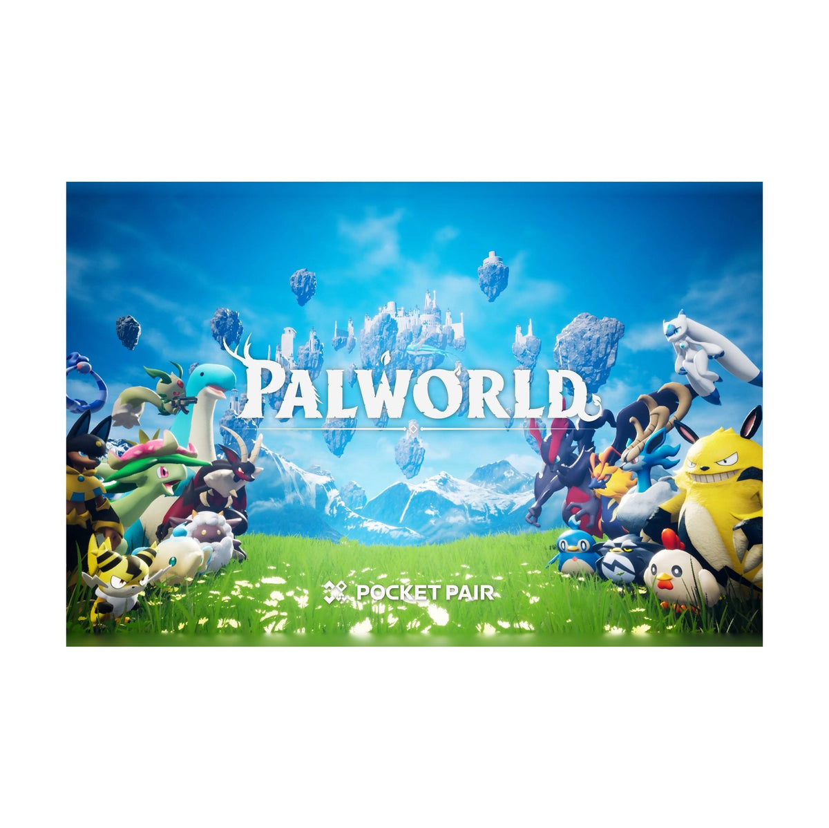 Palworld Poster ‚Äî Key Art Print | Survival Gaming Wall Art