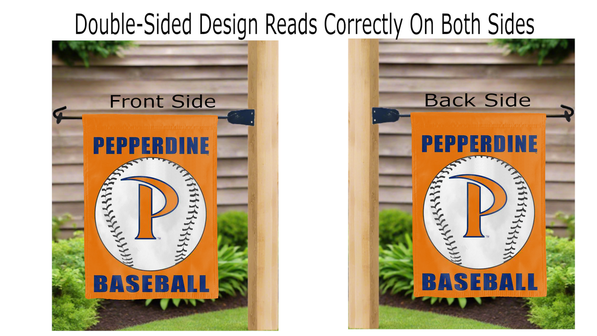 Pepperdine University - Baseball Double Sided Garden Flag