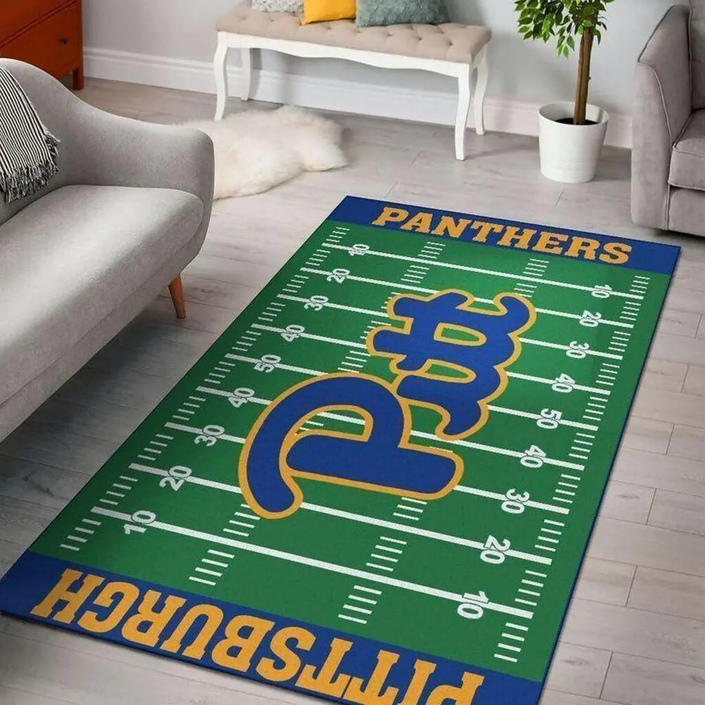 Panthers Pittsburgh Football Field Area Rug for ...