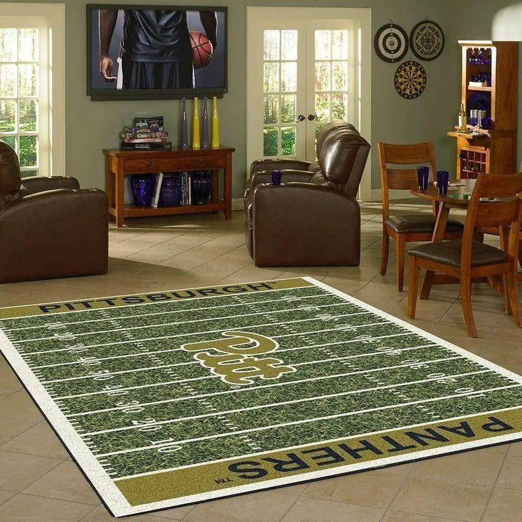 Pittsburgh Panthers Football Field Rug for Home ...