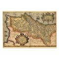 Portugal 1579 Map Poster ‚Äî Age of Exploration Map Print | Vintage Map Wall Art