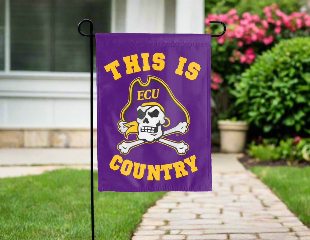 This Is ECU Pirates Country Double Sided Garden Flag