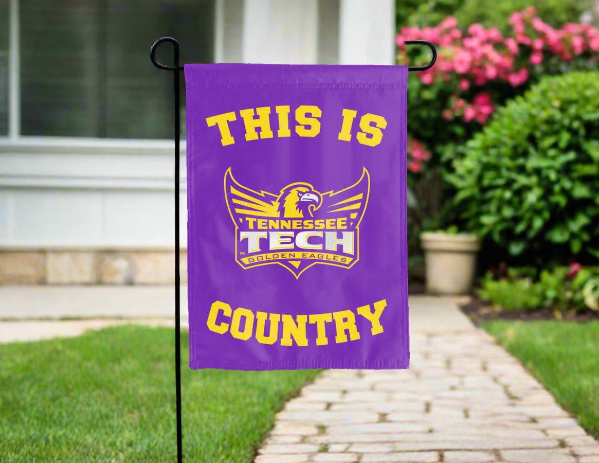 Tennessee Tech Golden Eagles Country Double Sided Garden Flag