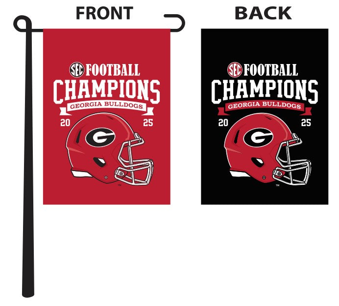 Georgia SEC Football Conference Champions Garden Flag