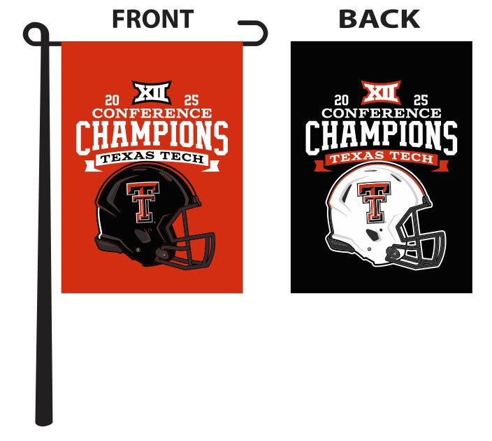 Texas Tech BIG 12 Football Champions Garden Flag