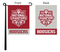 Indiana College Football National Champions 2025 Garden Flag
