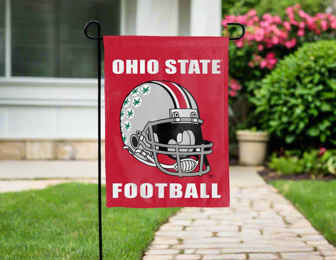 13x18 Ohio State Football Garden Flag