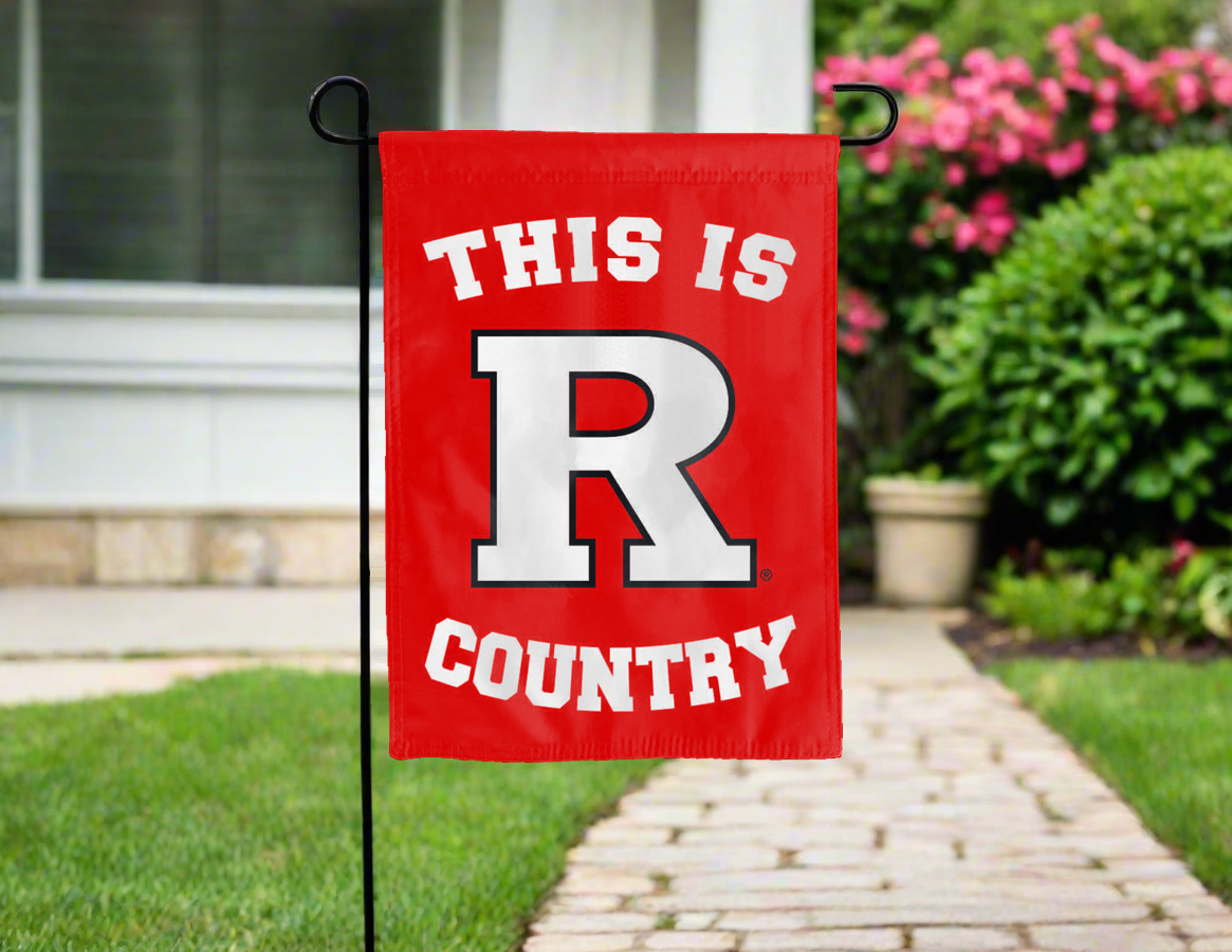 This Is Rutgers Scarlet Knights Country Double Sided Garden Flag