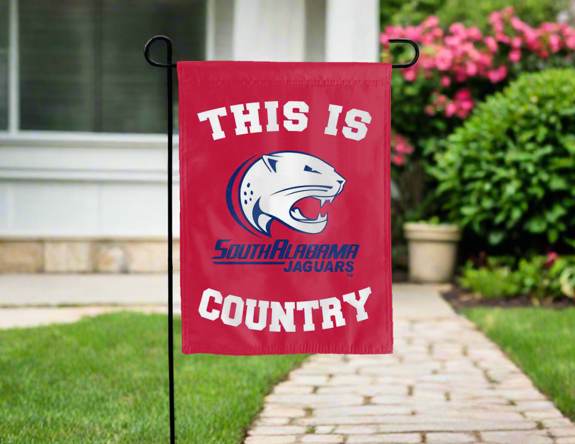 South Alabama - This Is South Alabama Jaguars Country Garden Flag