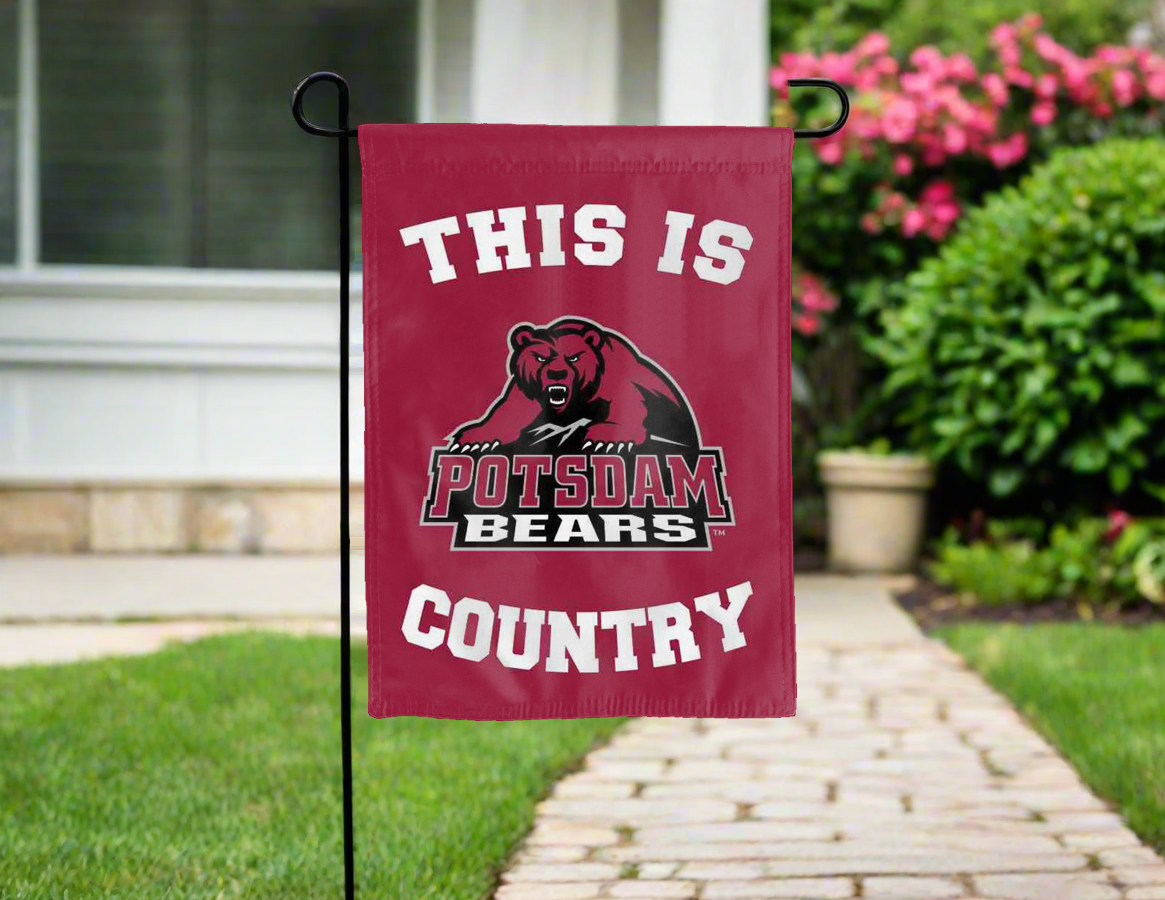 SUNY Potsdam - This Is SUNY Potsdam Bears Country Garden Flag