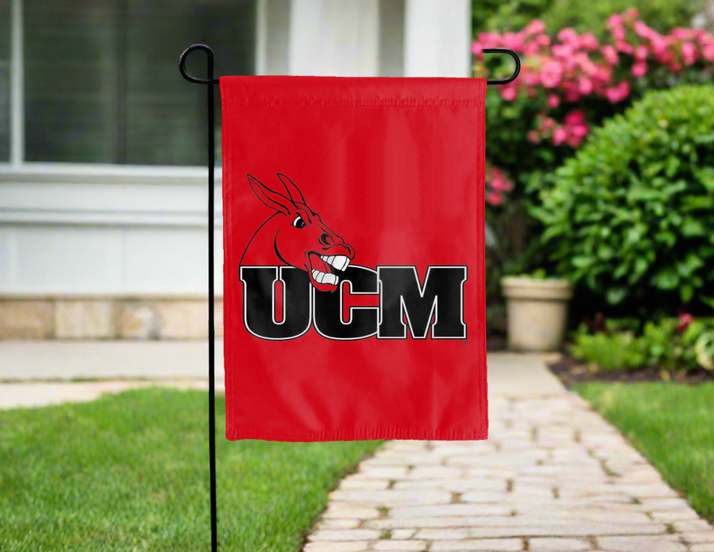 UCM Mules & Jennies Double Sided Garden Flag