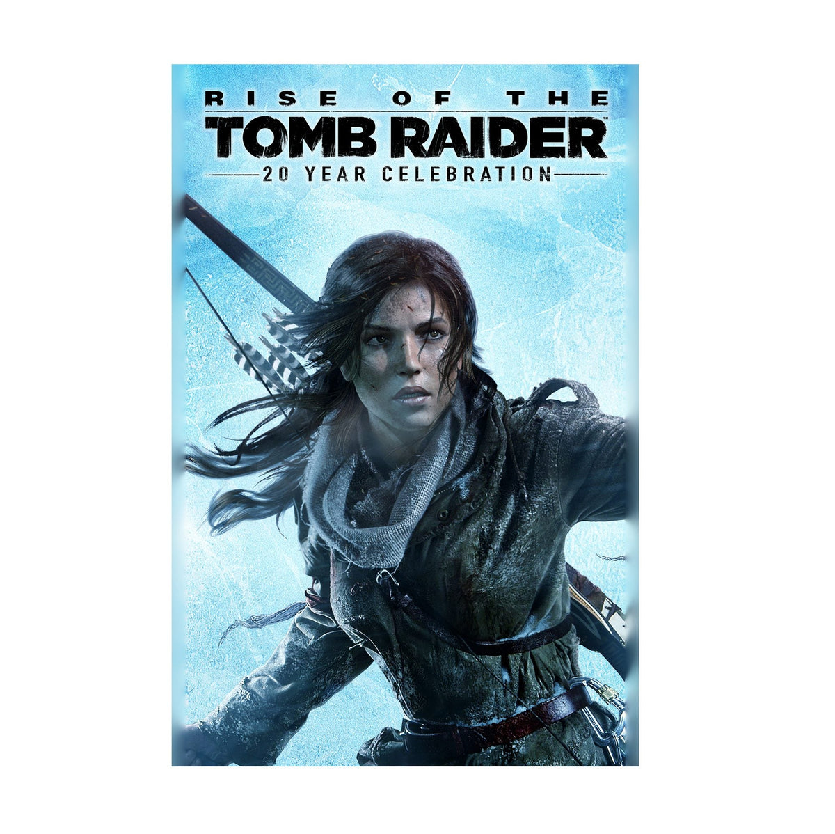Rise of the Tomb Raider Poster ‚Äî 20 Year Celebration Art Print | Lara Croft Gaming Wall Art