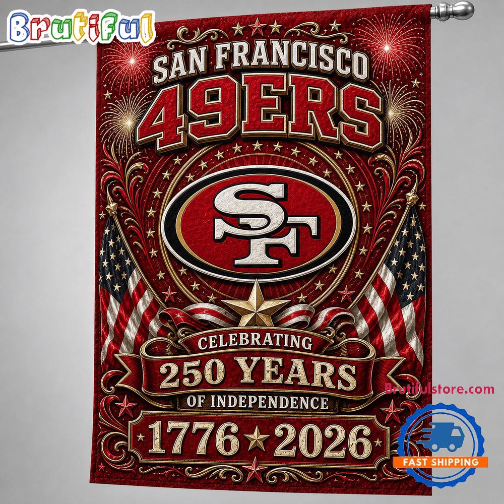 San Francisco 49ers NFL 250 Years of Freedom 1776-2026 Flag
