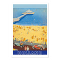 Scheveningen ‚Äî Holland ‚Äî Vintage 1930s Travel Poster | Beach Wall Art