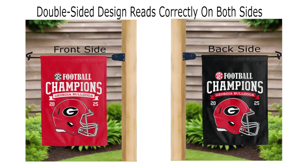 Georgia SEC Football Conference Champions Garden Flag
