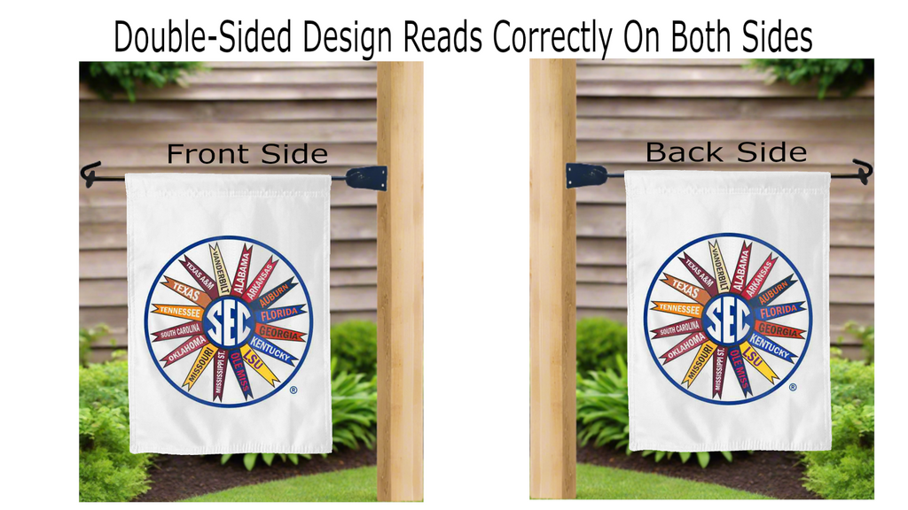 13x18 SEC Pinwheel Garden Flag