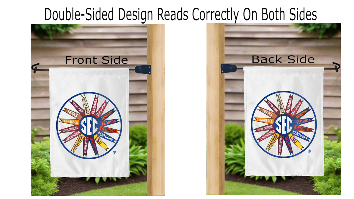 13x18 SEC Pinwheel Garden Flag