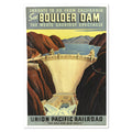 See Boulder Dam ‚Äî Union Pacific ‚Äî Vintage 1940s Travel Poster | Railroad Wall Art