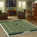 USF Football Field Area Rug for Living Room Deco...