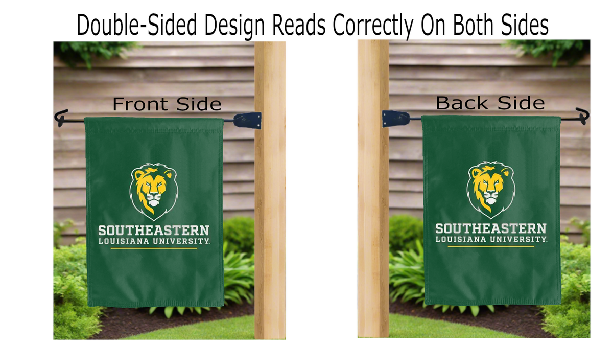 Southeastern Louisiana University - Lions Double Sided Garden Flag