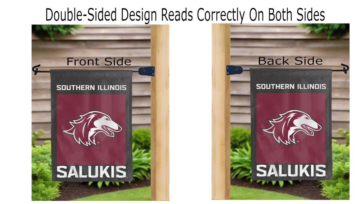 Southern Illinois University - Salukis Double Sided Garden Flag
