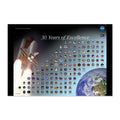 Space Shuttle Mission Patches Poster ‚Äî 30 Years of Excellence NASA Print | Space Wall Art