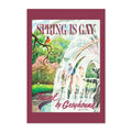 Spring is Gay ‚Äî Greyhound ‚Äî Vintage 1960s Travel Poster | Seasonal Wall Art